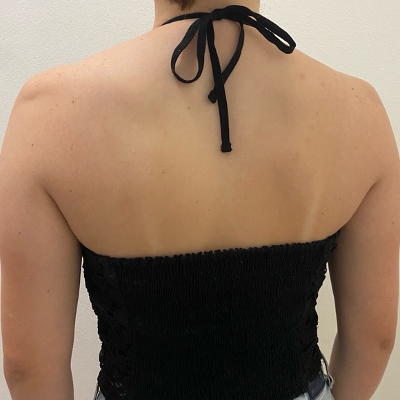 Hollister Black Halter Tank Top - Picture 2 of 3